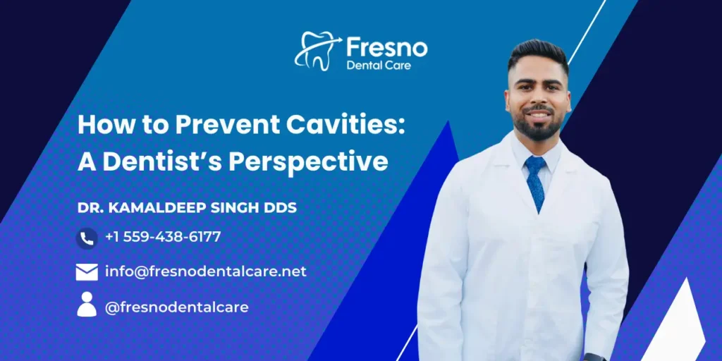 A smiling dentist providing expert advice on how to prevent cavities